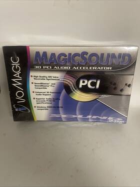 I/omagic Dr-sw501 I/omagic Magicsound Pci Sound Card Sealed New