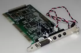 Ymf-719b-s Labway Lwha151a00 16-bit Isa Sound Card With Yamaha / A151-a00 Midi
