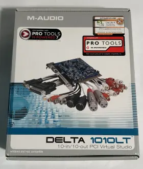 10-out M-audio 1010lt Delta 10-in/10-out Pci Virtual Studio