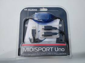 M-audio 571132550009 M-audio Midisport Uno Portable 1 Input Output Usb To Midi 16 Channel Pc/mac