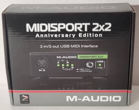 M-audio 9900-52537-00 Midisport - M-audio 2x2 Usb Midi Anniversary Edition Midiman New In Box