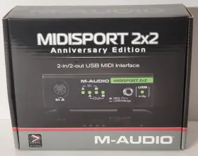 9900-52537-00 M-audio Midisport - 2x2 Usb Midi Anniversary Edition Midiman New In Box