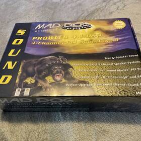 Maddog 833054001248 Mad Dog Prowler 4.1 Dsp 4-channel Pci Multimedia Sound Card Md-ps4 New Sealed