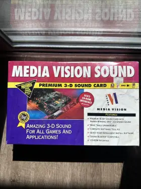 650-0117-01b Media Vision 734679736013 Pro Audio 3d Multi Cd Vintage 1995 Rare Sealed Box