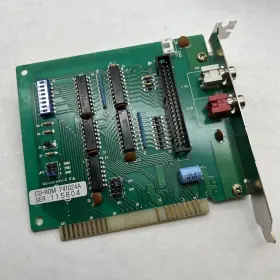 741024a Mitsumi Cd Rom Controller Card Isa Vintage Classic # 8-bit