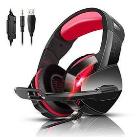 Phoinikas 693594449845 Ps4 Gaming Headset With 7.1 Surround Sound Pc Noise Canceling M