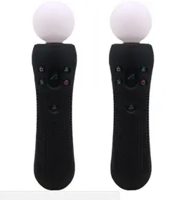 Rymfry 414724239820 2 Pcs Silicone Rubber Cover Anti-slip Protective Skin Case For Playstat