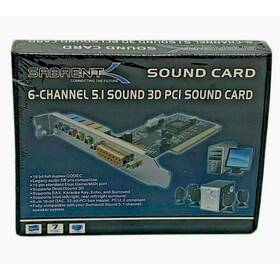 Sabrent Sbt-sp6c Genuine 6-channel Pci Sound Card Sealed Computer Audio Eax Echo