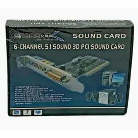 Sbt-sp6c Sabrent Genuine 6-channel Pci Sound Card Sealed Computer Audio Eax Echo