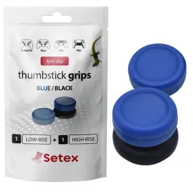 Xg0k924 Setex Gecko Grip 1 High Rise Low Thumbstick Covers For Playstation Xg0k924 Setex Gecko Grip 1 High Rise Low Thumbstick Covers For Playstation
