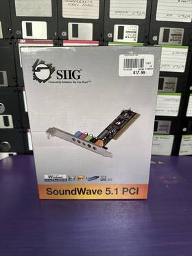 Siig Ic510012s2 New Soundwave 5.1 Pci Sound Card Digital Surround Ic510012-s2