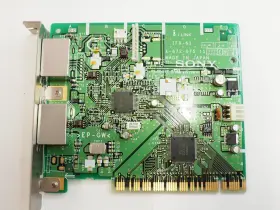 1-672-575-11 Sony A8054981a Ifx-61 Pci 2 Port Firewire Card 1-672-575-11 Sony A8054981a Ifx-61 Pci 2 Port Firewire Card