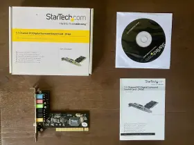 Startech 065030835268 7.1 Channel Digital Sound Surround Card - 24bit