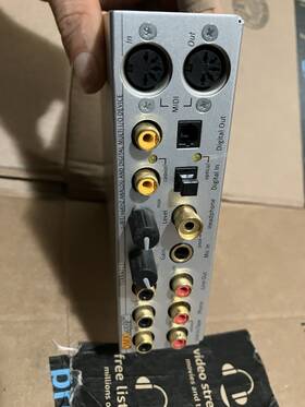 Terratec 6fire 24/96 Pc Pro Class Sound Cards Dmx 5.25 Bay Front Module
