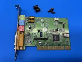 Ttsolo1-sl Terratec Ess Solo 1 Pci Sound Card By Upgraded And New Capacitors