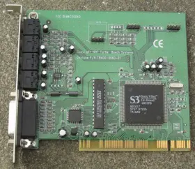 Tb400-0660-01 Turtle Beach Daytona Pci Sound Card /w S3 Sonicvibes 86c617