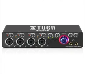 Md44 Xtuga 4 Channel Mono - 2 Stereo Audio Interface With Mic Preamps
