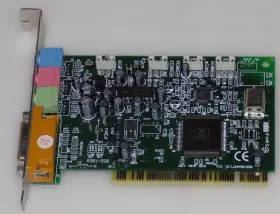 Ymf724f-v Yamaha Xg Pci Sound Card Retro With Midi Game Port Legacy