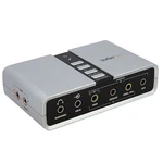 Startech.com 7.1 Usb Audio Adapter External Sound Card With Spdif Digital New. Price: $60.50.