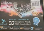 Nib Asus Xonar Dg Headphone Amp Pci 5.1 Internal Audio Card New. Price: $199.00.