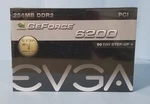 Evga Nvidia Geforce 6200 256MB Ddr Pci Video Card 256-P1-N400-LR New Sealed Box. Price: $70.00.