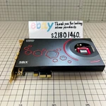 Creative Sound Blaster Zxr Pcie Audio Card 24-BIT 192KHZ Tested Excellent Used. Price: $139.99.