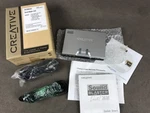 Creative Sound Blaster Live! 24-BIT External Usb Card Model SB0490 Box Used. Price: $199.99.