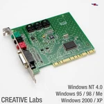 Creative Labs Ensoniq ES1371 Pci Sound Card Windows 4.0 95 98 Me 2000 Xp Used. Price: $29.90.