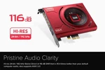 Creative Sound Blaster Z Se Internal Pci-e Gaming Card And Dac, 24-BIT New. Price: $89.99.