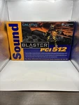Creative Labs Sound Blaster Pci 512 CT4790 Card Audio Midi Gameport Used. Price: $49.99.