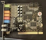 Siig GQ968 Pci Sound Card Diamond 7.1 Surround Audio For. Price: $15.00.