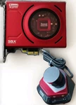 Creative Labs Sound Blaster SB1500 Sbx Pro Studio 5.1 & SB1520 Vol. Control Knob Used. Price: $97.95.