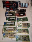 Vintage Asus-nvidia-ati-agp Mixed Bulk Video Cards Lot Of 14-FAST Ship-usa. Price: $179.85.