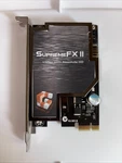 Asus Rog Supremefx Ii Pcie Sound Card P5E Deluxe Green Used. Price: $15.00.