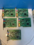 Lot 5 Creative Sound Blaster Live! CT4810 Pci Card EMU10K1 WIN98 Xp Midi Used. Price: $65.20.