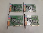 (4) Creative Labs Sound Blaster CT4730 Pci Cards Used. Price: $44.92.