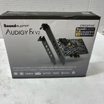 Creative Sound Blaster Audigy Fx V2 Upgradable Hi-res Pci-e Card With 5.1 New. Price: $45.86.