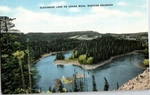 Vintage Linen Card Alexander Lake On Grand Mesa Western Colorado Unposted Used. Price: $5.25.