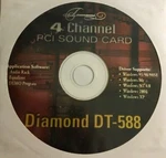 Tsunami Diamond DT-588 4 Channel Pci Sound Card Software Cd-win 95/98/ME/XP/2000 New. Price: $128.88.