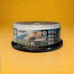 25 Philips Digital Music Cd-r 40X Branded 700MB Audio Media Disc Box New. Price: $25.37.