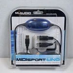 M-audio Midisport Uno 1-IN/1-OUT Usb Interface 16 Channels New Open. Price: $29.99.