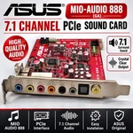 Asus Mio-audio 888 Pcie 7.1 Channel Sound Card Spdif Optical Rca Internal Used. Price: $99.99.