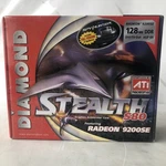 Diamond Stealth S80 Agp Ati Radeon 9200SE Video Card, 128MB New. Price: $35.99.