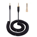 Alitutumao QC45 Coiled Headphones Audio Cable 2.5MM To 3.5MM & 6.35MM Black New. Price: $22.91.