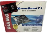 Diamond Xtreme Sound 7.1 Pci Card 24 Bit New. Price: $16.99.