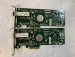 (lot Of 2) Emulex FC1110406-02 Rev 1-PORT Lightpulse Pci Network Card "P4C" Used. Price: $15.00.