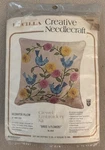 Vtg Bucilla Creative Needlecraft #5808 Birds Flowers 16 Decorator Pillow Used. Price: $29.74.