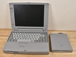 Vtg 1995 Toshiba Sattelite Pro Laptop 410CDT/810 With Ex. Floppy Drive Etc. Price: $150.00.