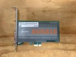 Audioscience ASI5810 Pcie Lp Broadcast Sound Card Aes Digital & Balanced Analog Used. Price: $449.99.
