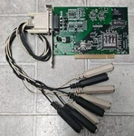 Midiman Dman 2044 Pci Audio Sound I/o Card 1997 Taiwan Cables Used. Price: $24.99.